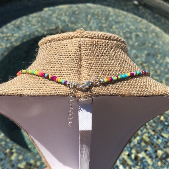 Multicolored beaded choker - Picture 5 of 6